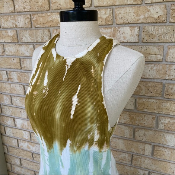 Razor Back Tie Dyed Midi Dress - Picture 7 of 11